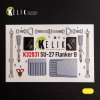 KELIK K32031 SU-27 - interior 3D decals for Trumpeter kit 1/32